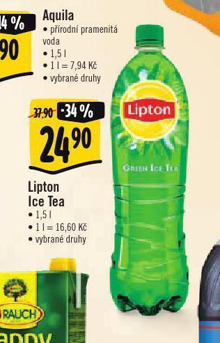 Albert Lipton ice tea nabídka