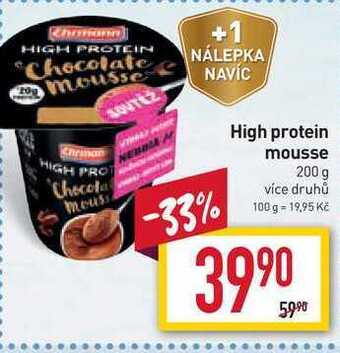Billa High protein mousse 200 g nabídka