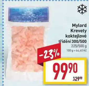 Billa Mylord krevety koktejlové 225/500g nabídka