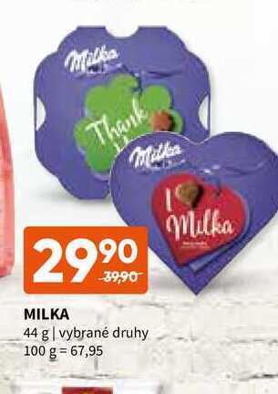 Terno Milka 44 g nabídka