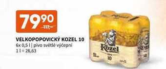 Terno Velkopopovický kozel 10 6x 0,5 l nabídka