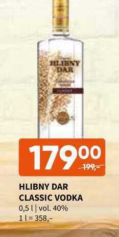 Terno Hlibny dar classic vodka 0,5 l nabídka