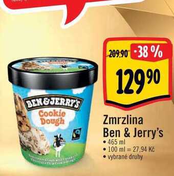 Albert Zmrzlina ben & jerry's • 465 ml nabídka