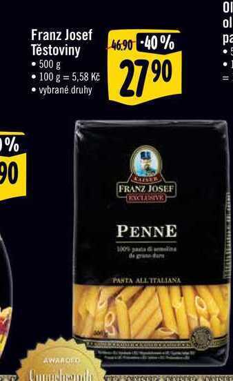 Albert Franz josef těstoviny • 500 g nabídka