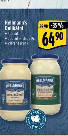Albert Hellmann's delikátní • 405 ml nabídka