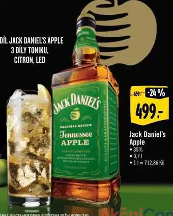 Albert Jack daniel's apple • 35% 0,7 l nabídka