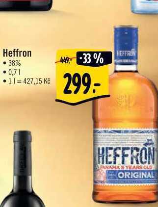 Albert Heffron 0,7 l nabídka