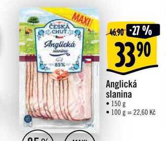 Albert Anglická slanina • 150 g nabídka