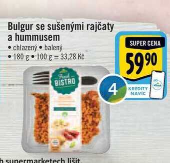 Bulgur se sušenými rajčaty a hummusem 180 g