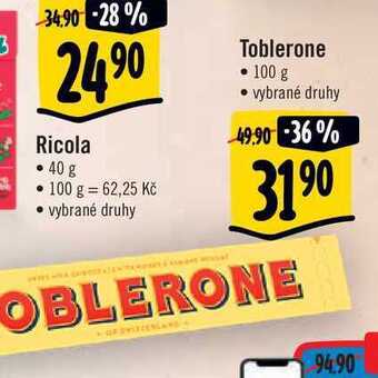 Albert Toblerone • 100 g nabídka