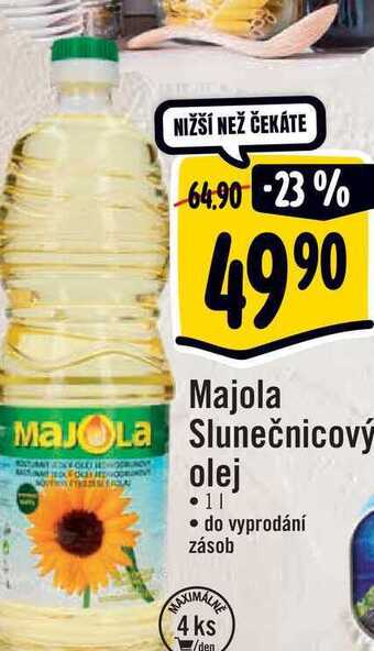 Albert Majola slunečnicový olej 1 l nabídka