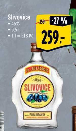 Albert Slivovice 0,5 l nabídka