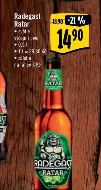 Albert Radegast ratar 0,5 l nabídka