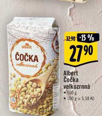 Albert Albert čočka velkozrnná • 500 g nabídka