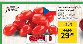 Tesco Tesco finest rajčata cherry datlová 250 g nabídka