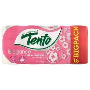 Tesco Tento ellegance cherry blossom toaletní papír 16 rolí nabídka