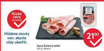 Tesco Tesco šunkový salám 100 g nabídka