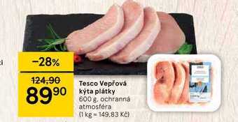 Tesco Tesco vepřová kýta plátky 600 g nabídka