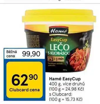 Tesco Hamé easycup 400 g nabídka