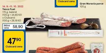 Tesco Tesco fuet 170 g nabídka