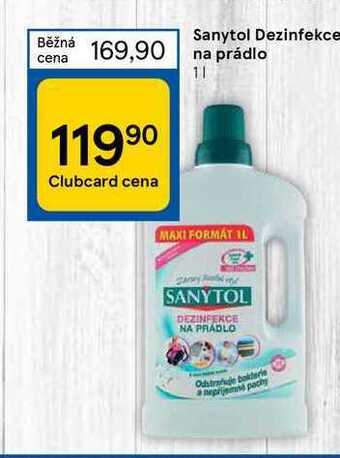 Tesco Sanytol dezinfekce na prádlo 1 l nabídka