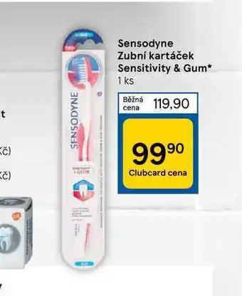 Tesco Sensodyne zubní kartáček sensitivity & gum* 1 ks nabídka