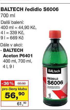 Baltech ředidlo s6006 700 ml