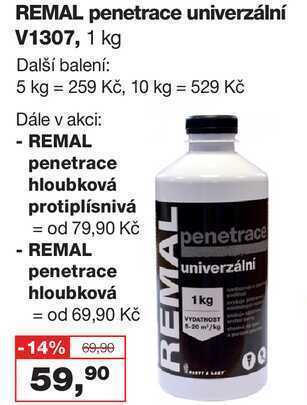 Barvy a laky drogerie Remal penetrace univerzální v1307, 1 kg nabídka