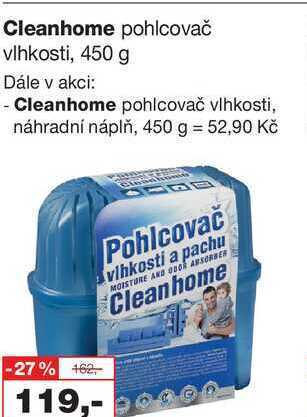 Barvy a laky drogerie Cleanhome pohlcovač vlhkosti, 450 g nabídka
