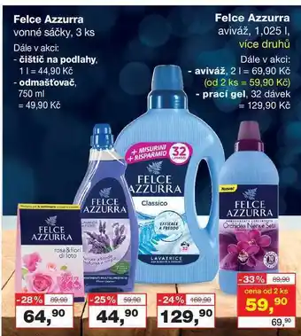 Barvy a laky drogerie Felce azzurra vonné sáčky, 3 ks nabídka