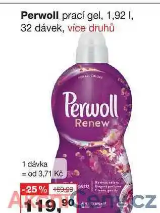 Barvy a laky drogerie Perwoll prací gel 32 dávek nabídka