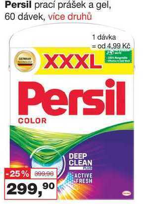 Barvy a laky drogerie Persil prací prášek a gel, 60 dávek nabídka