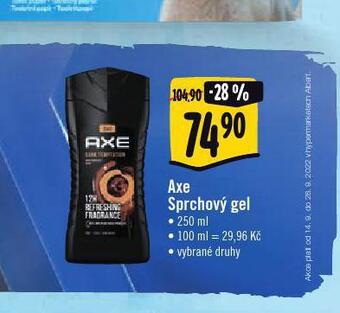 Albert Axe sprchový gel nabídka