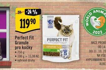 Albert Perfect fit granule pro kočky nabídka
