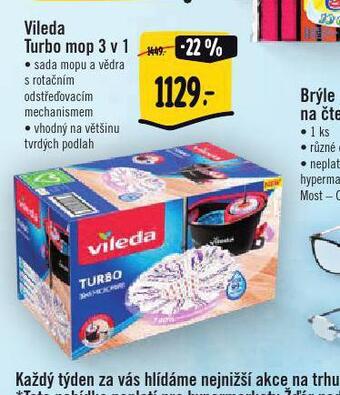 Albert Vileda turbo mop 3v1 nabídka