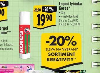Albert Lepicí tyčinka kores nabídka