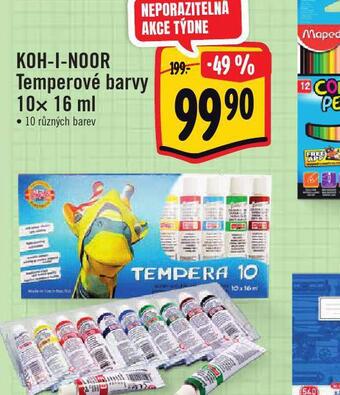 Albert Koh-i-noor temperové barvy nabídka