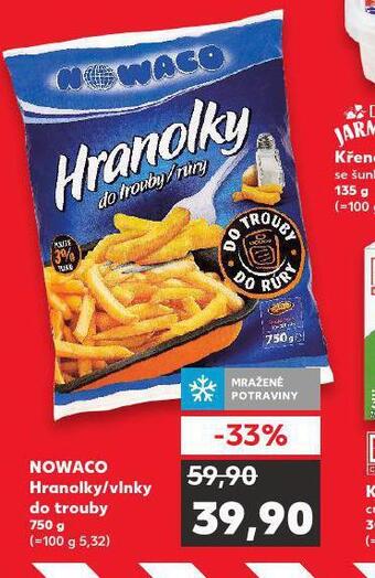 Kaufland Nowaco hranolky / vlnky do trouby nabídka
