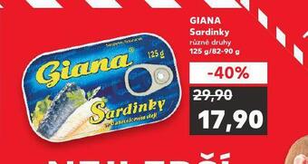 Kaufland Giana sardinky nabídka
