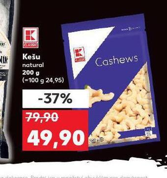 Kaufland Kešu natural nabídka