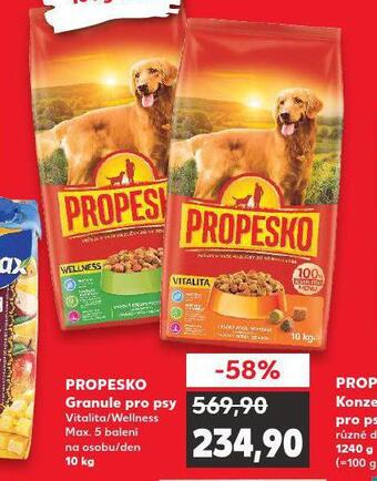 Kaufland Propesko granule pro psy nabídka