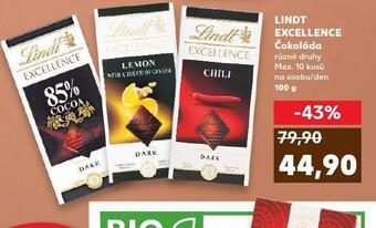 Kaufland Lindt excellence čokoláda nabídka