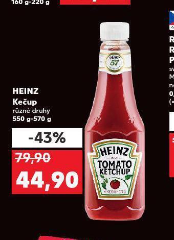 Kaufland Heinz kečup nabídka