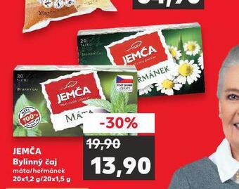 Kaufland Jemča bylinný čaj nabídka