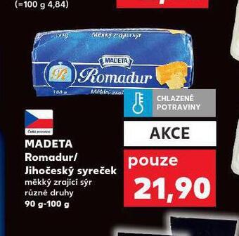 Kaufland Romadur / jihočeský syreček nabídka