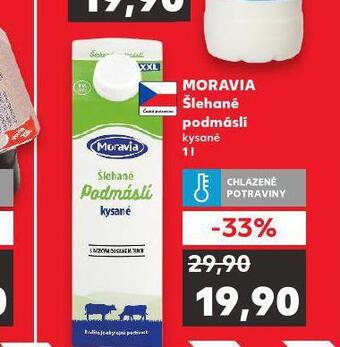 Kaufland Moravia šlehané podmáslí nabídka