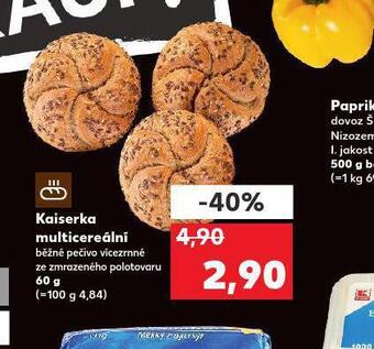 Kaufland Kaiserka multicereální nabídka