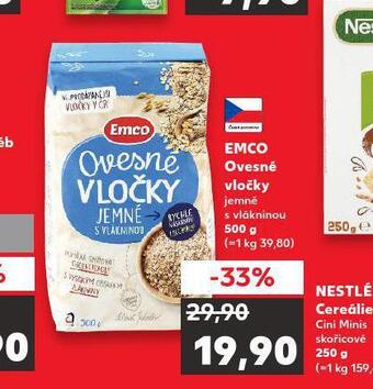 Kaufland Emco ovesné vločky nabídka