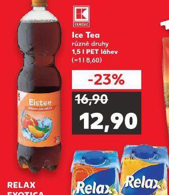 Kaufland Ice tea nabídka