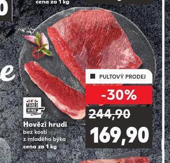 Kaufland Hovězí hrudí bez kosti nabídka